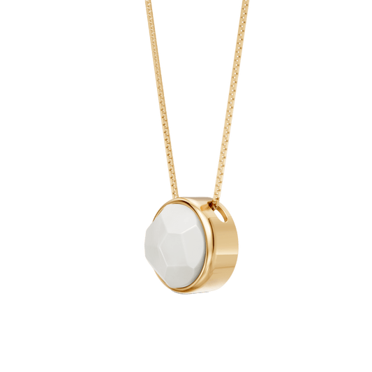 Colar Classic - Ágata Branca