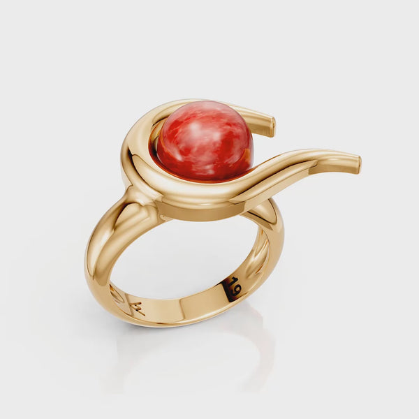 Anel Órbita — Feldspato Vermelho