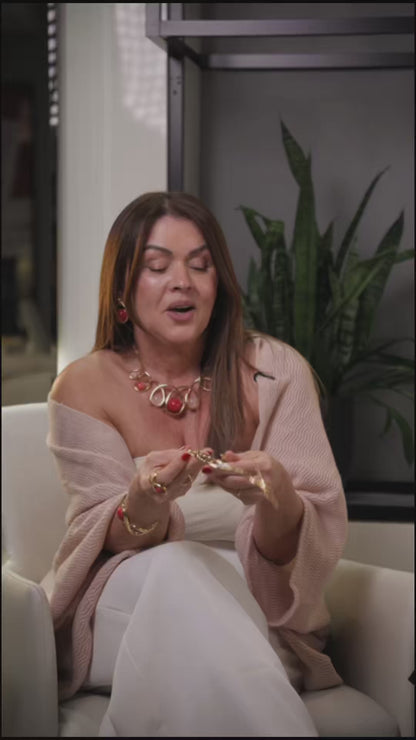 Colar Choker Aurora — Howlita Branca