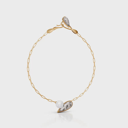 Colar Envolver — Cristal Rutilado