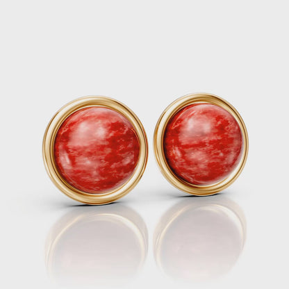 Brinco Aurora — Feldspato Vermelho