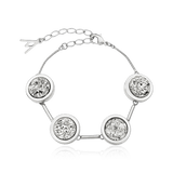 Pulseira Magnífica - Drusa Platina Semijoias de luxo e design exclusivo
