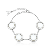 Pulseira Magnífica - Porcelana Branca Semijoias de luxo e design exclusivo